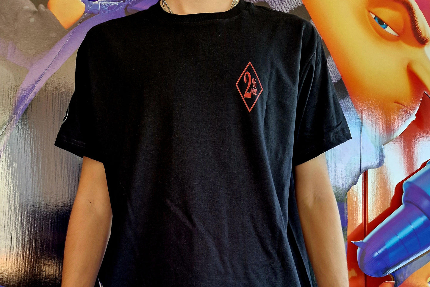 Kurzarm Shirt "Monky Brothers" black