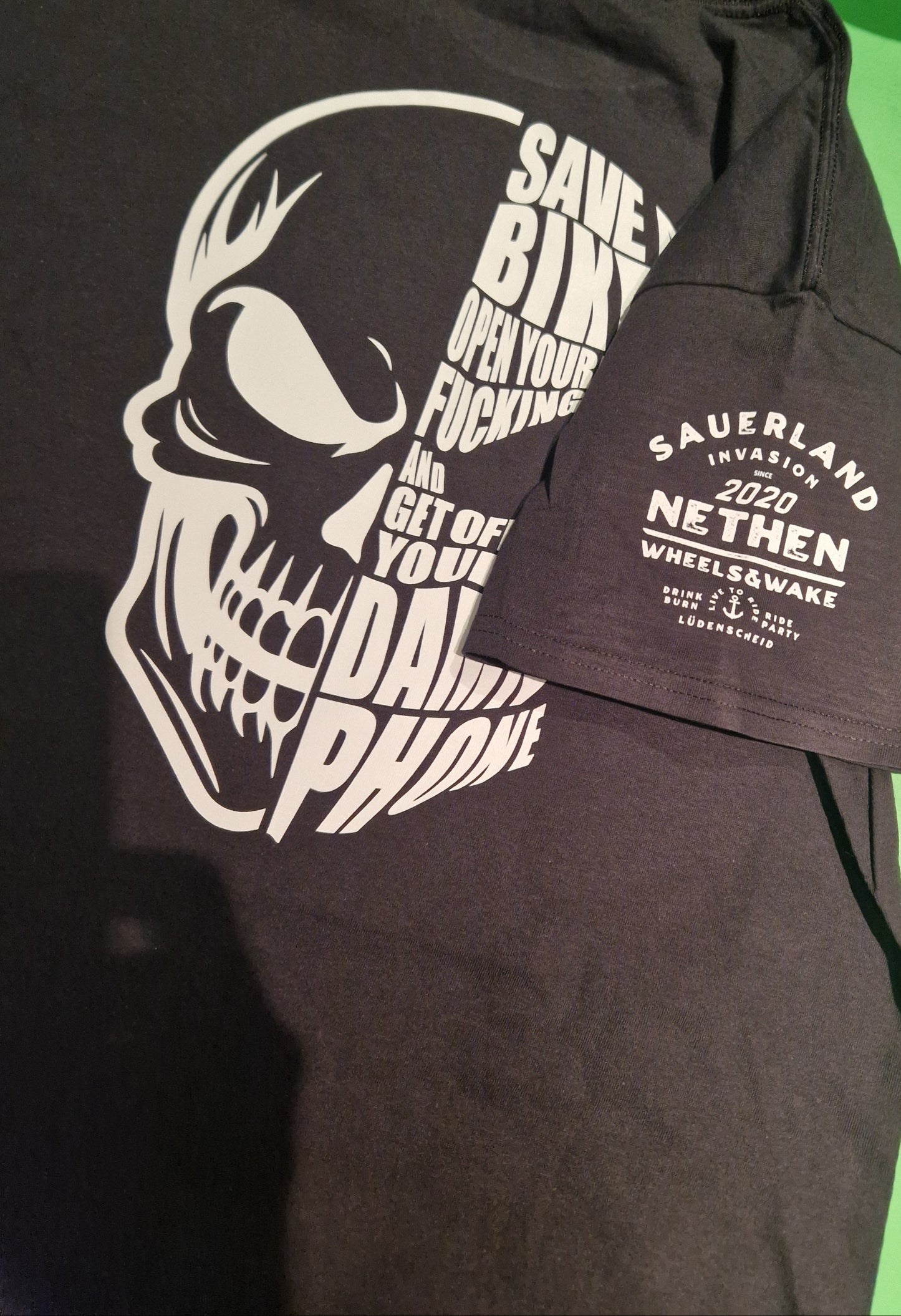 Shirt "Save a Biker" #Sauerland Invasion