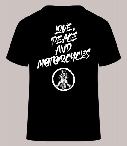 Shirt "Love Peace and Motorcycle"