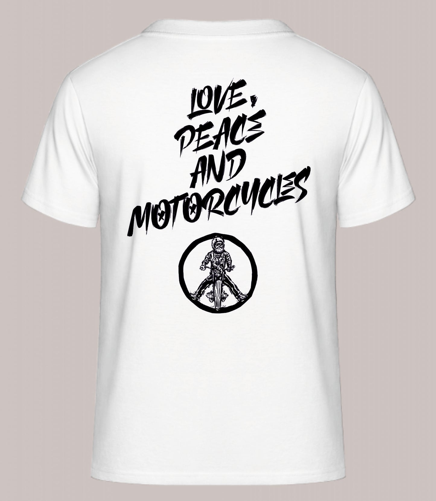 Shirt "Love Peace and Motorcycle"