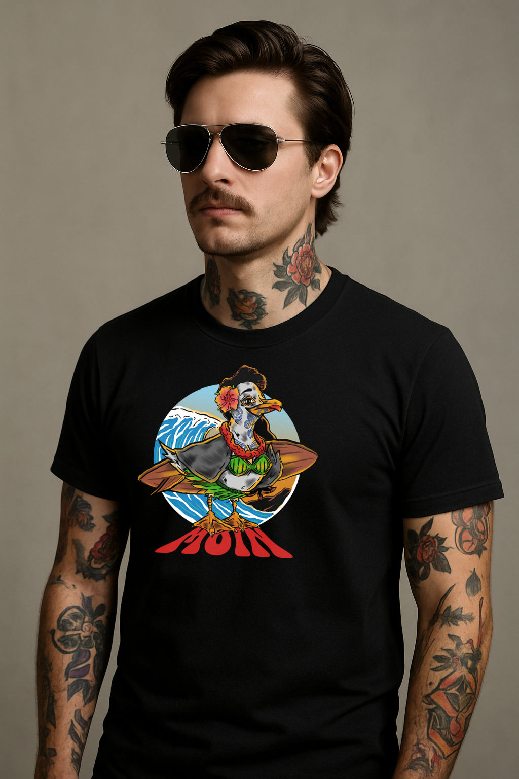 Das Shirt mit der Möwin SURFERIN