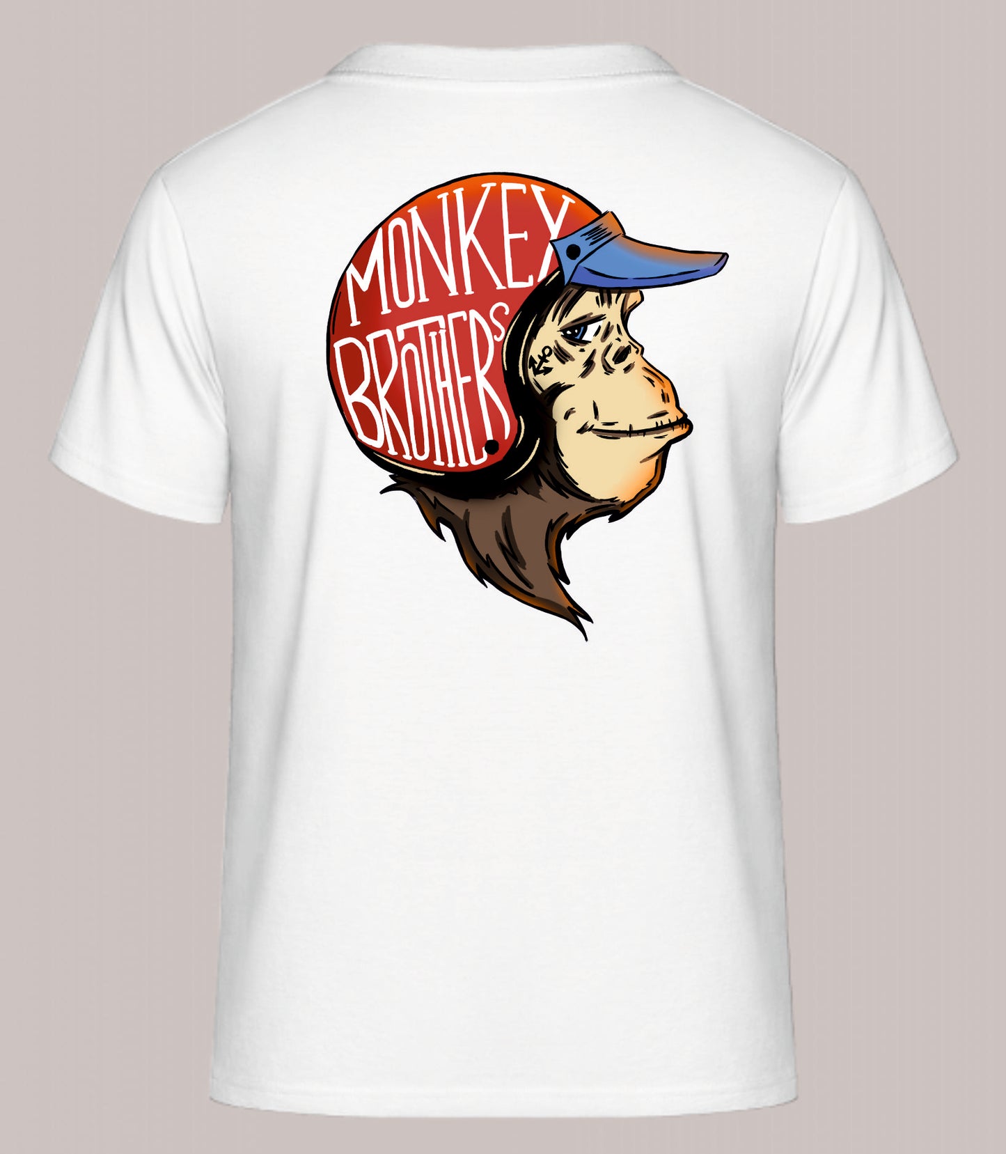 Kurzarm Shirt "Monky Brothers" black