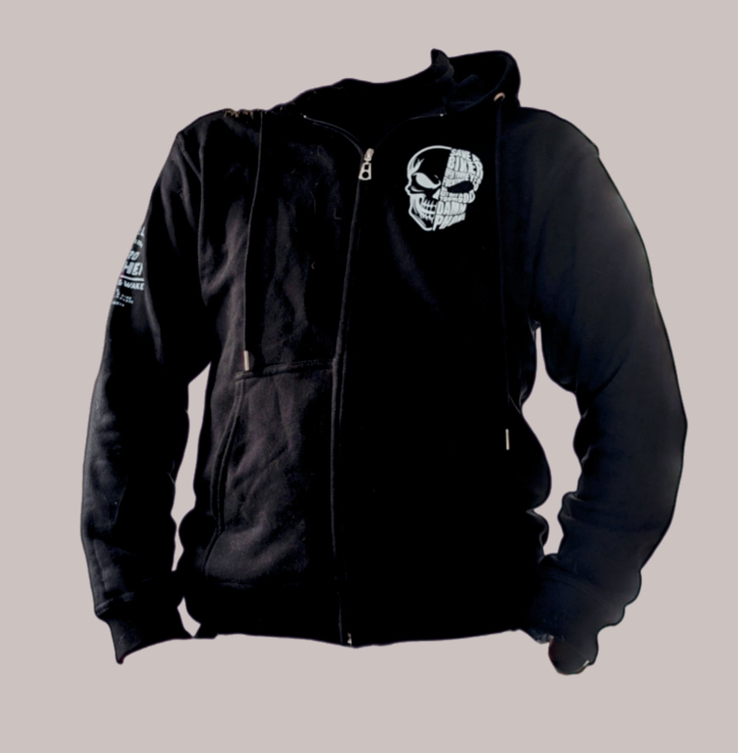 Hoody Zipper "Save a Biker" #Sauerland Invasion