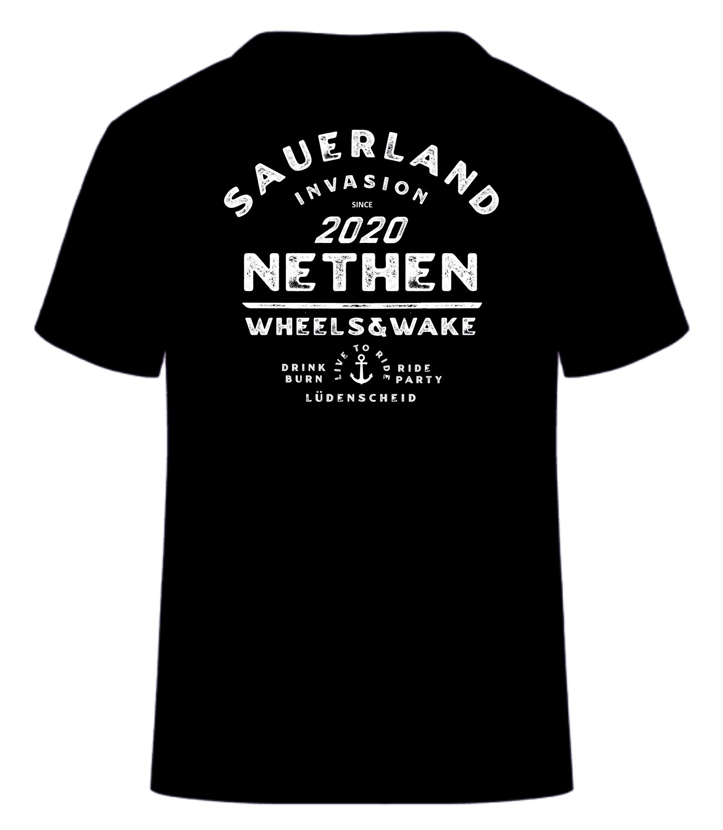 Kurzarm Shirt "Sauerland Invasion 2020"
