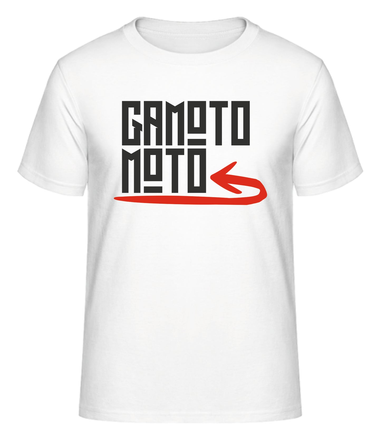 Kurzarm Shirt "Gamoto Moto Neues Design STR1CT Logo groß auf der Brust"